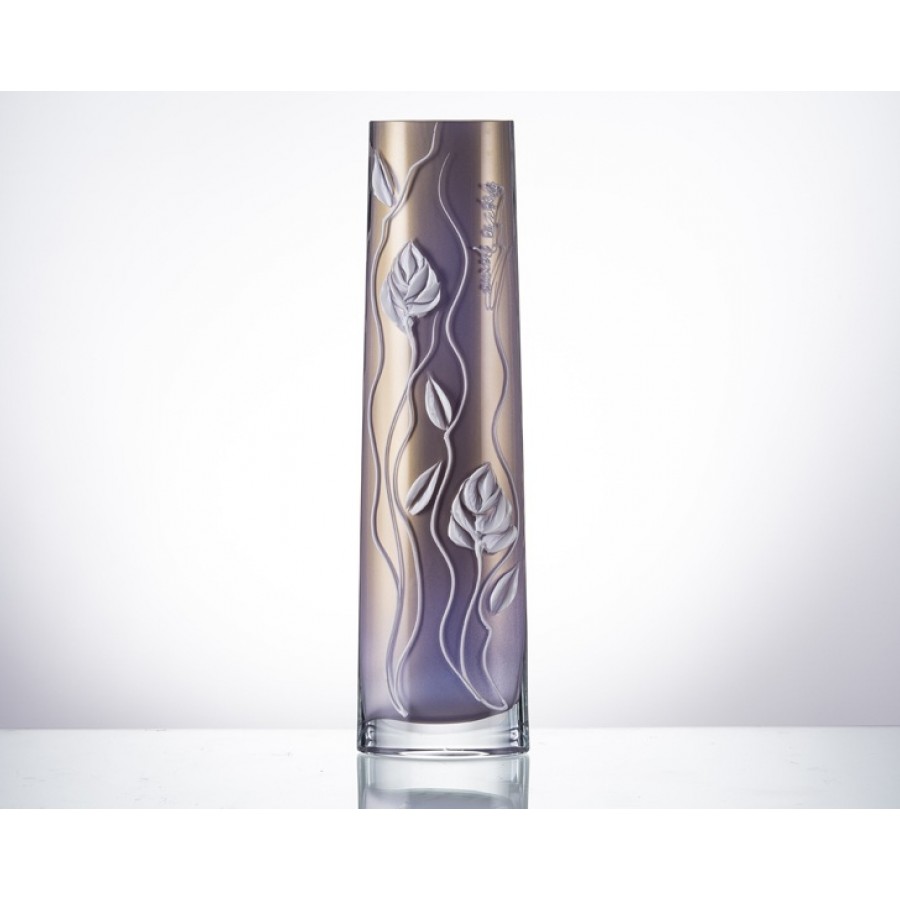 AHD-39148 - Lila Çiçekli B.Vazo 60cm.