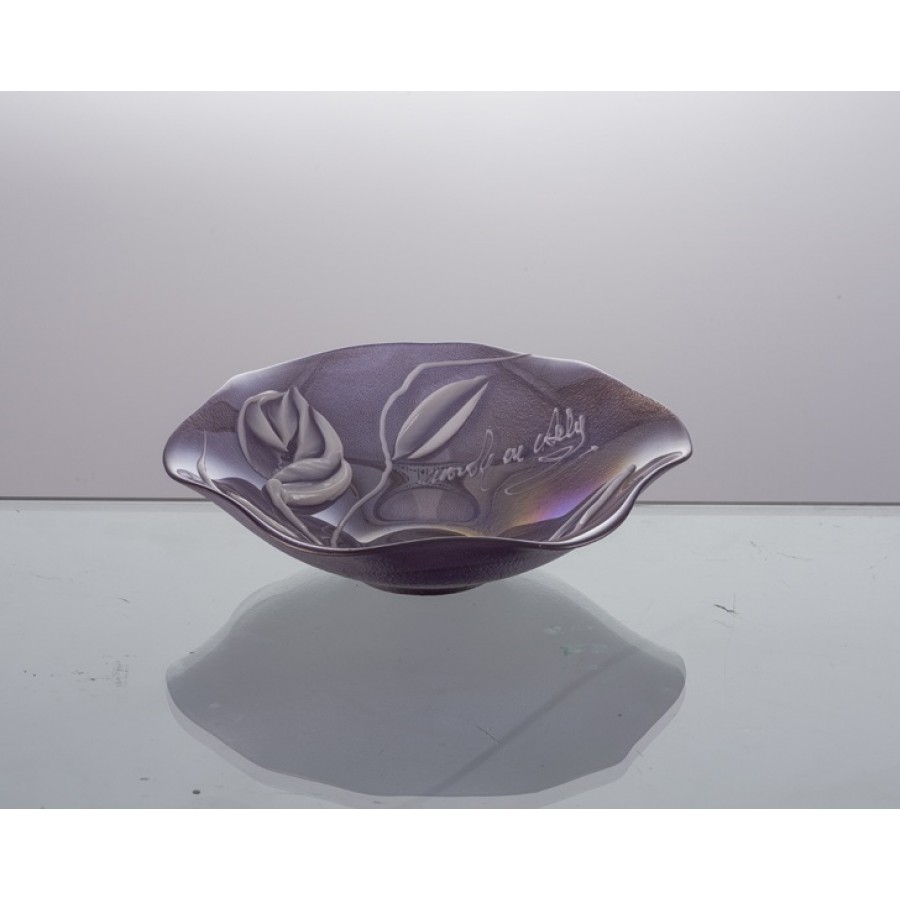 AHD-39161 - LilaÇiçekli K.Şekerlik 21cm.