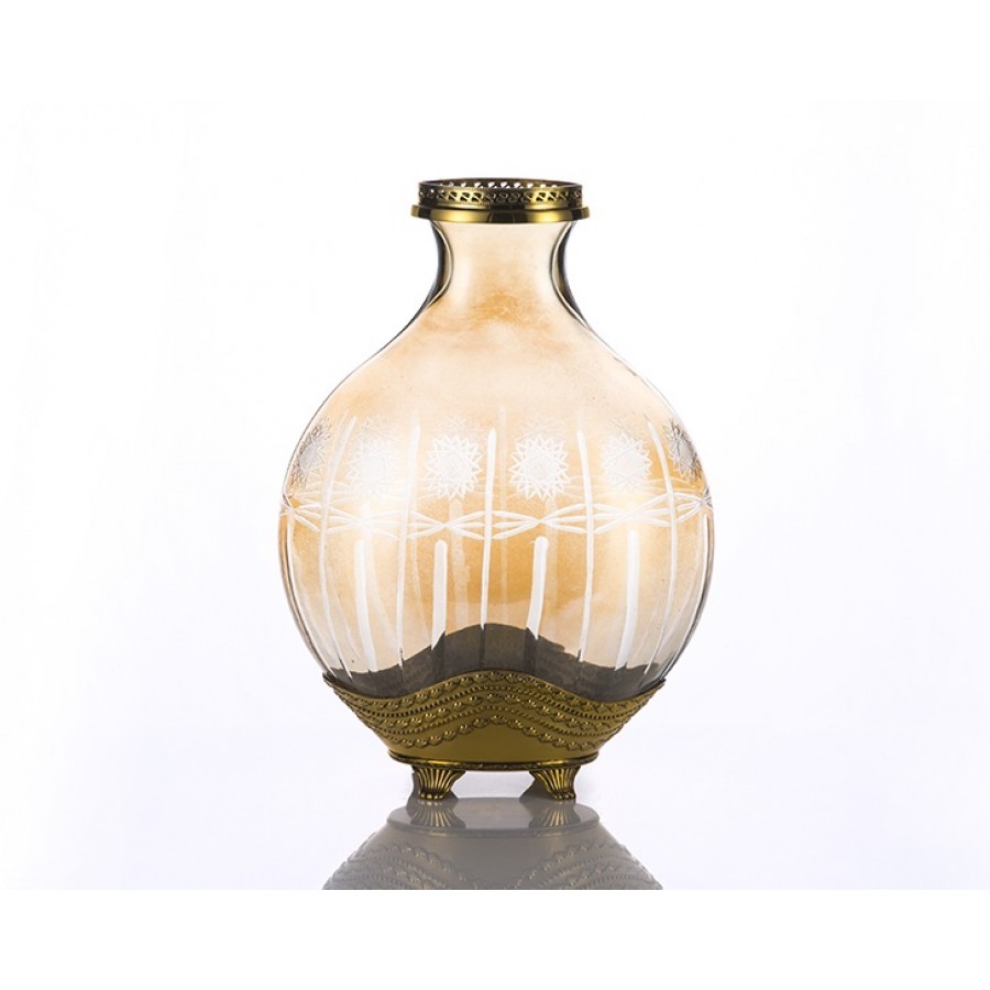 M38-12636A - Amber Vazo Büyük 47Cm