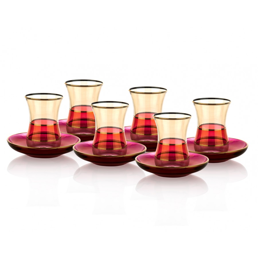 M40-171 - Full Altın Renk Çay Bardağı