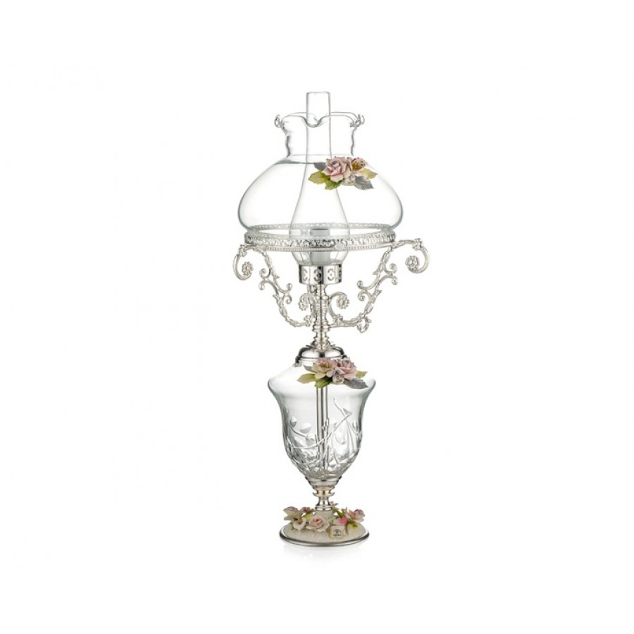 PR05-1086 - Gümüş Kapidemonteli Lamba 48cm