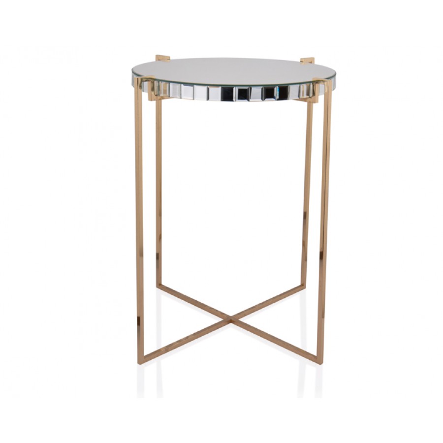 PR18-1009 - Altın Aynalı Sehpa 50*50*60