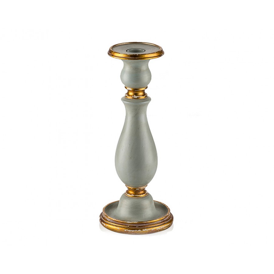 PR30-1004 - Altın-Mavi Orta Boy Mumluk 28*12