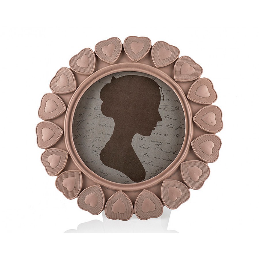 PR30-1040 - Pembe Kalpli Oval Çerçeve