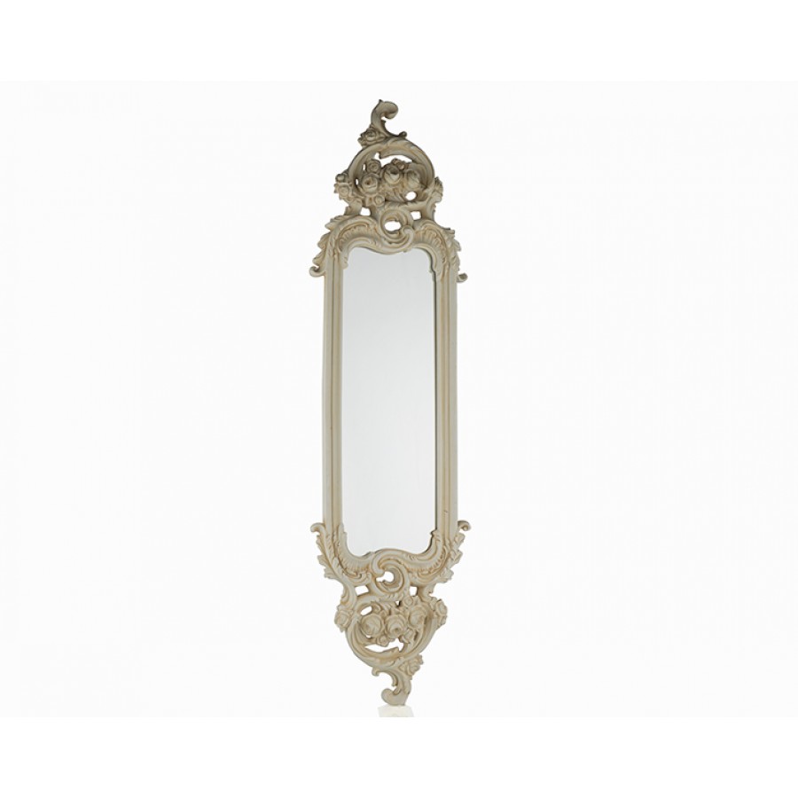 PR30-1109 - Krem Rengi Uzun İnce Ayna 115*32