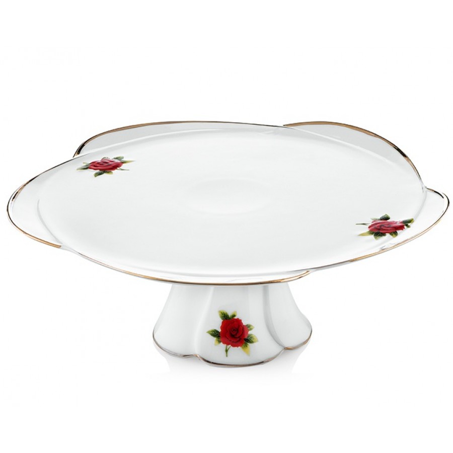 PR61-1040 - Kırmızı Güllü Kek Stand 27*16h