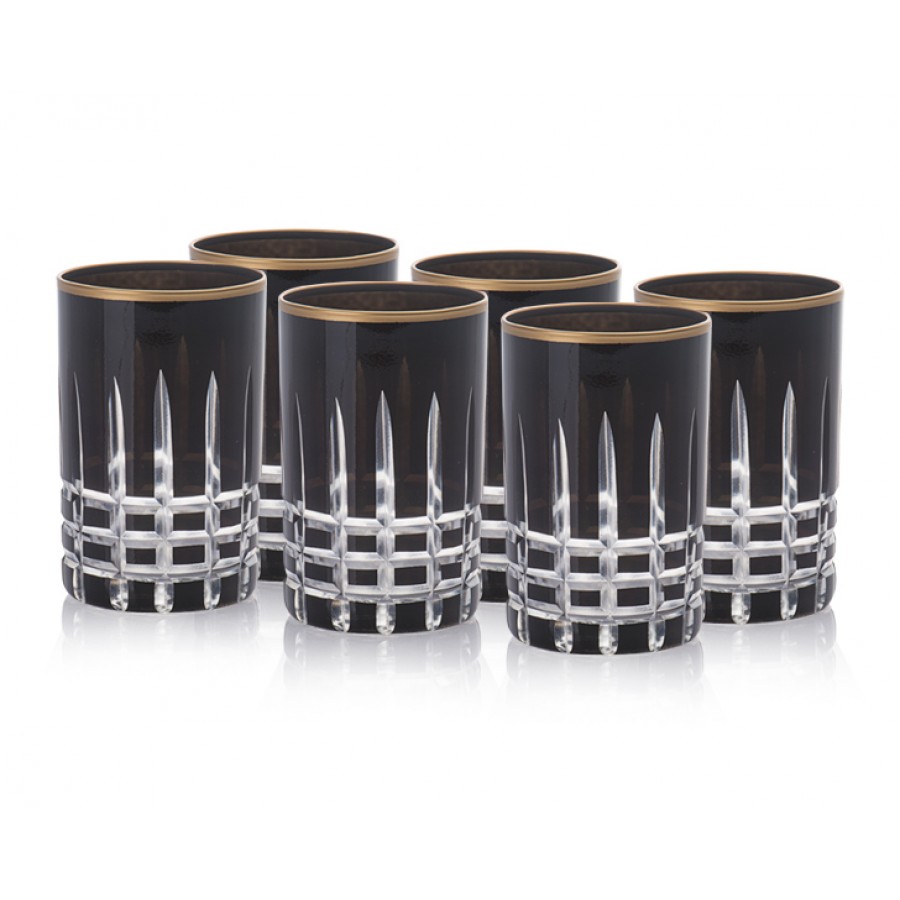 PR66-1148 - COUPE ALTIN FÜME KAHVE SU BARDAK