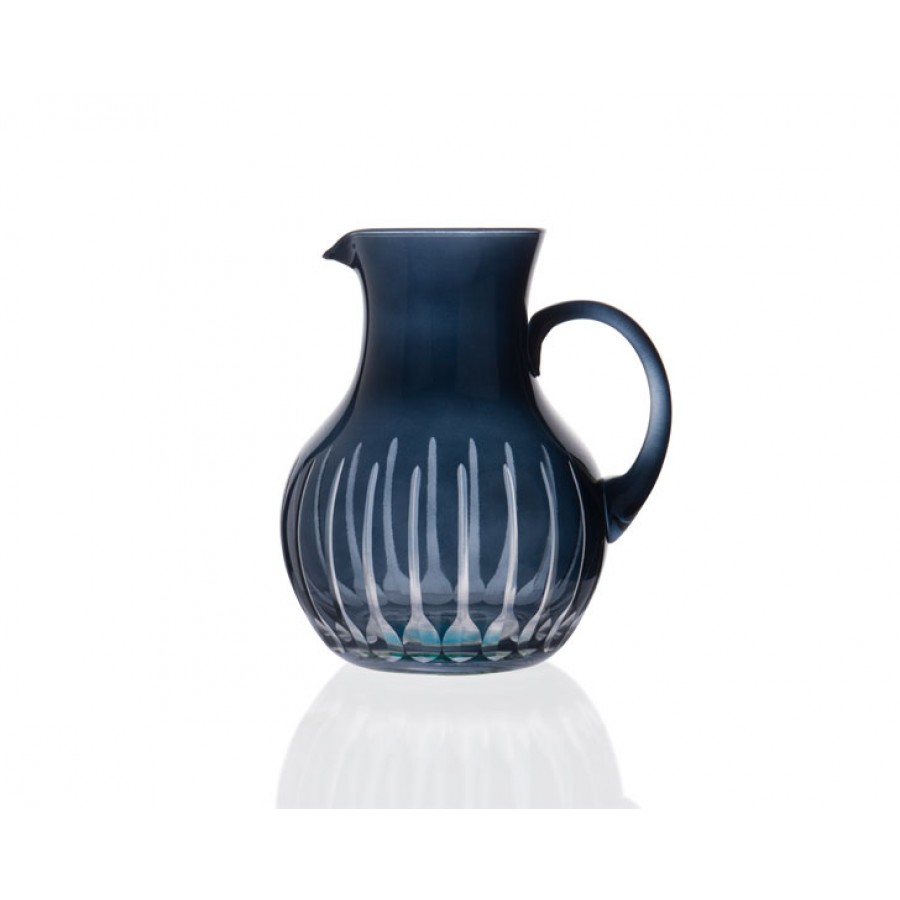 PR66-1164 - KOYU MAVİ KESME SÜRAHİ