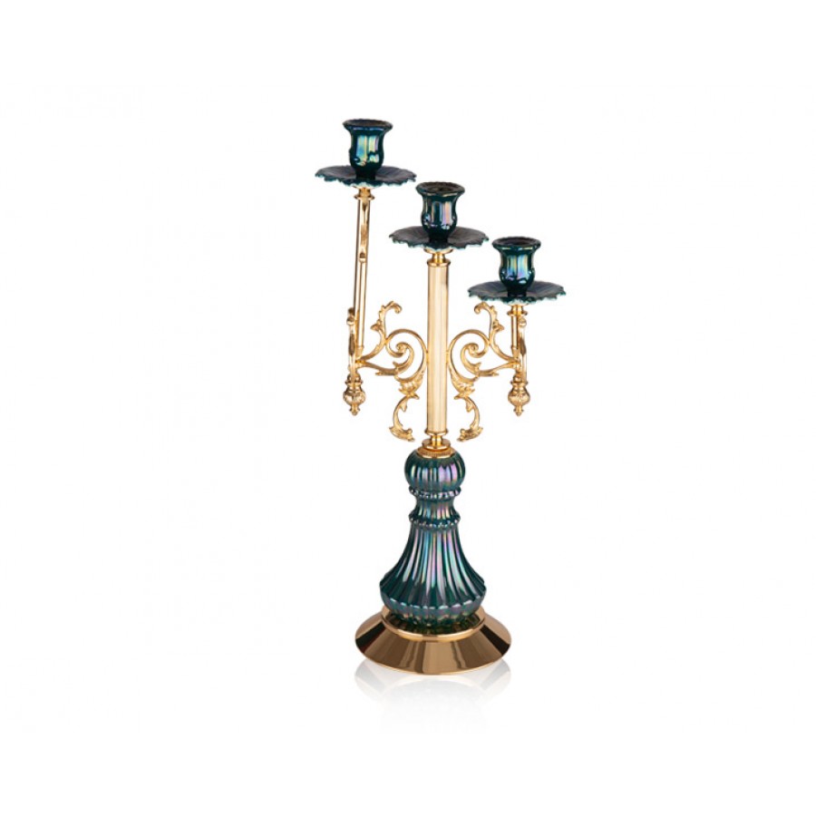 PR87-1017 - Livorno 3lü Şamdan 26x55cm