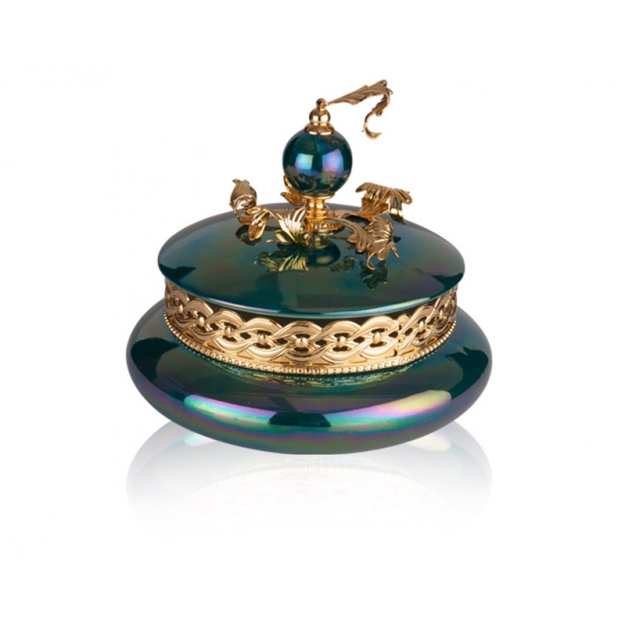 PR87-1019 - Livorno Kapaklı Şekerlik 25x25x28cm