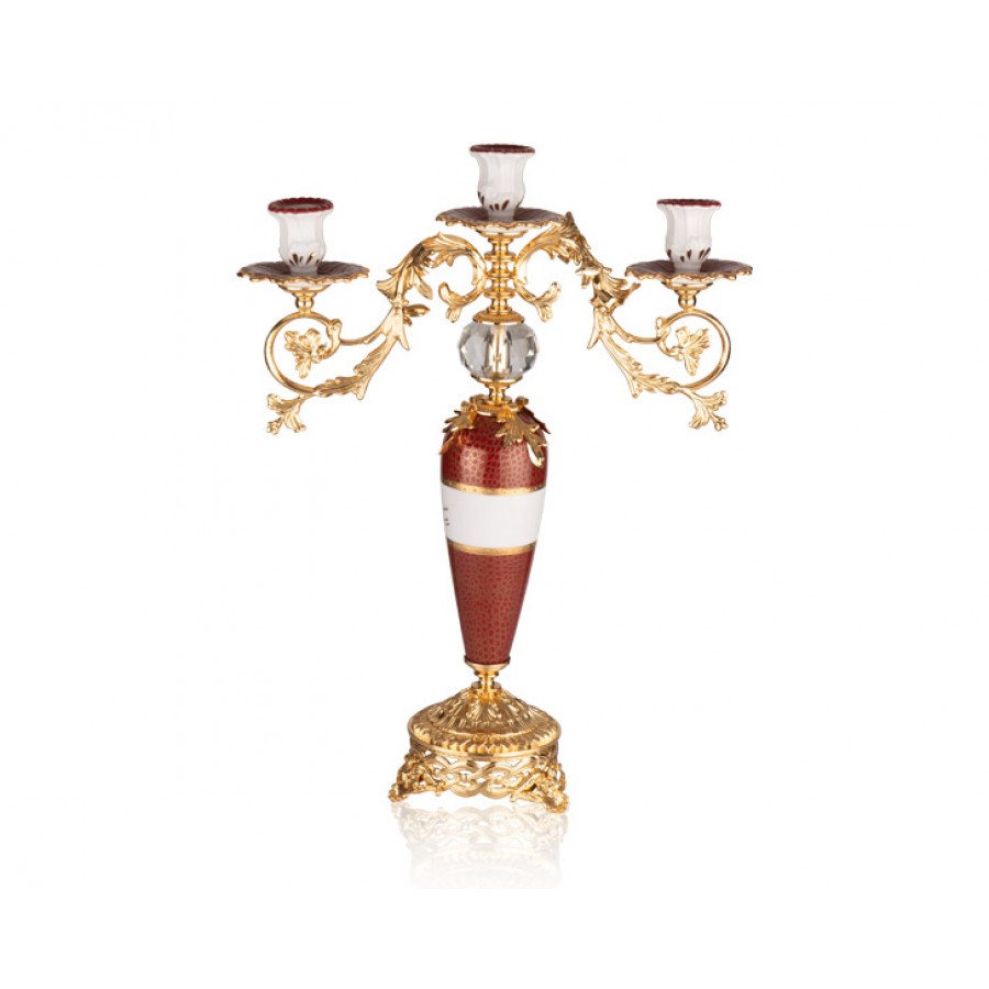 PR87-1024 - Florence 3lü Şamdan 52cm