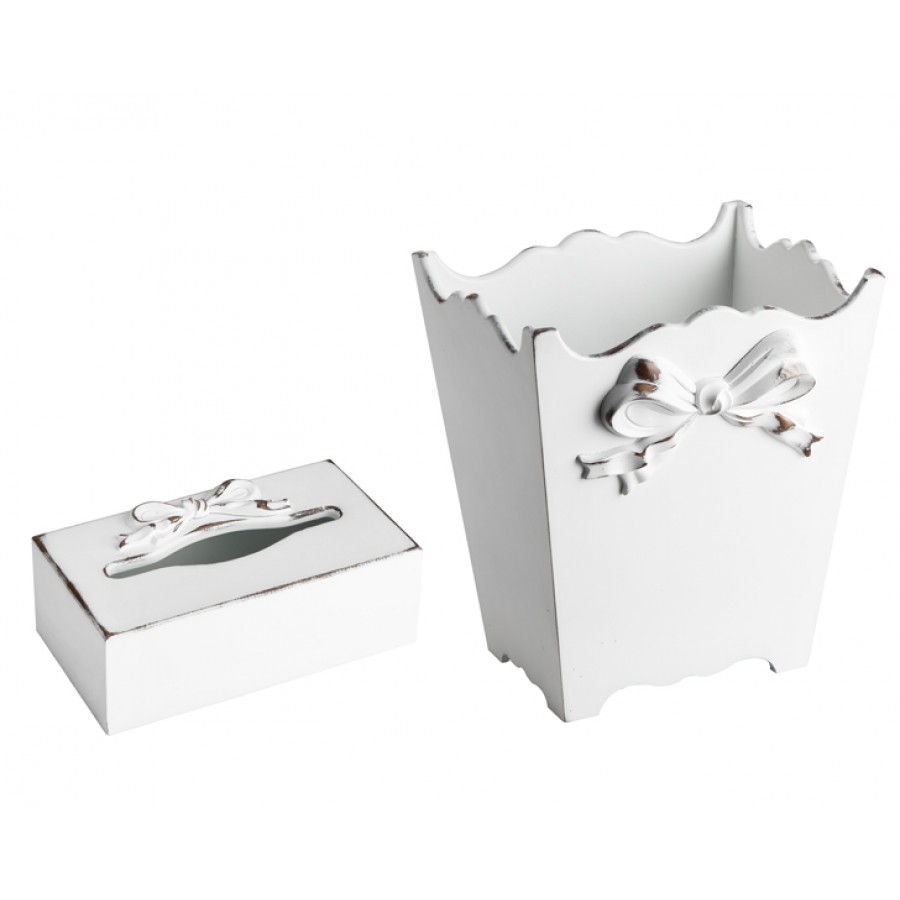 PR94-1005 - Beyz Eskitme Kurdlalı Ahşp Gazetelik Peçetelik Set