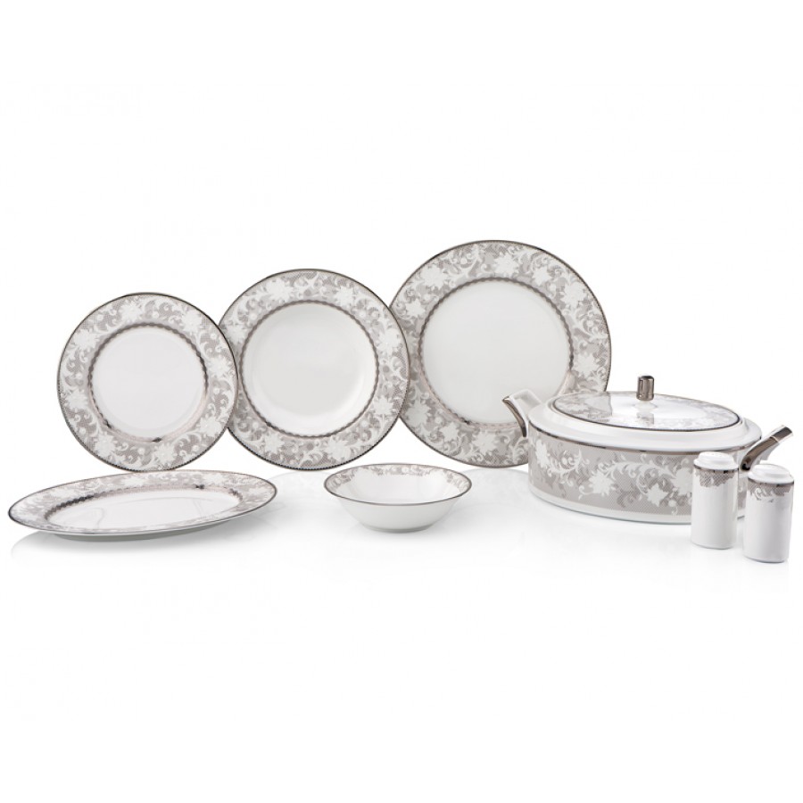PRN-4916-Y - Noritake CHANTILLY BLANCHE 24 Servis 85P YTK