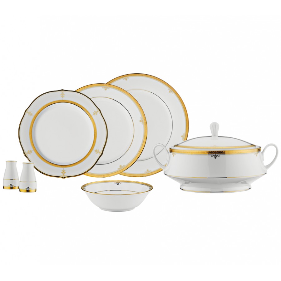 PRN-4346-Y - Noritake BUCKINGHAM GOLD Ara Servis 85P YTK