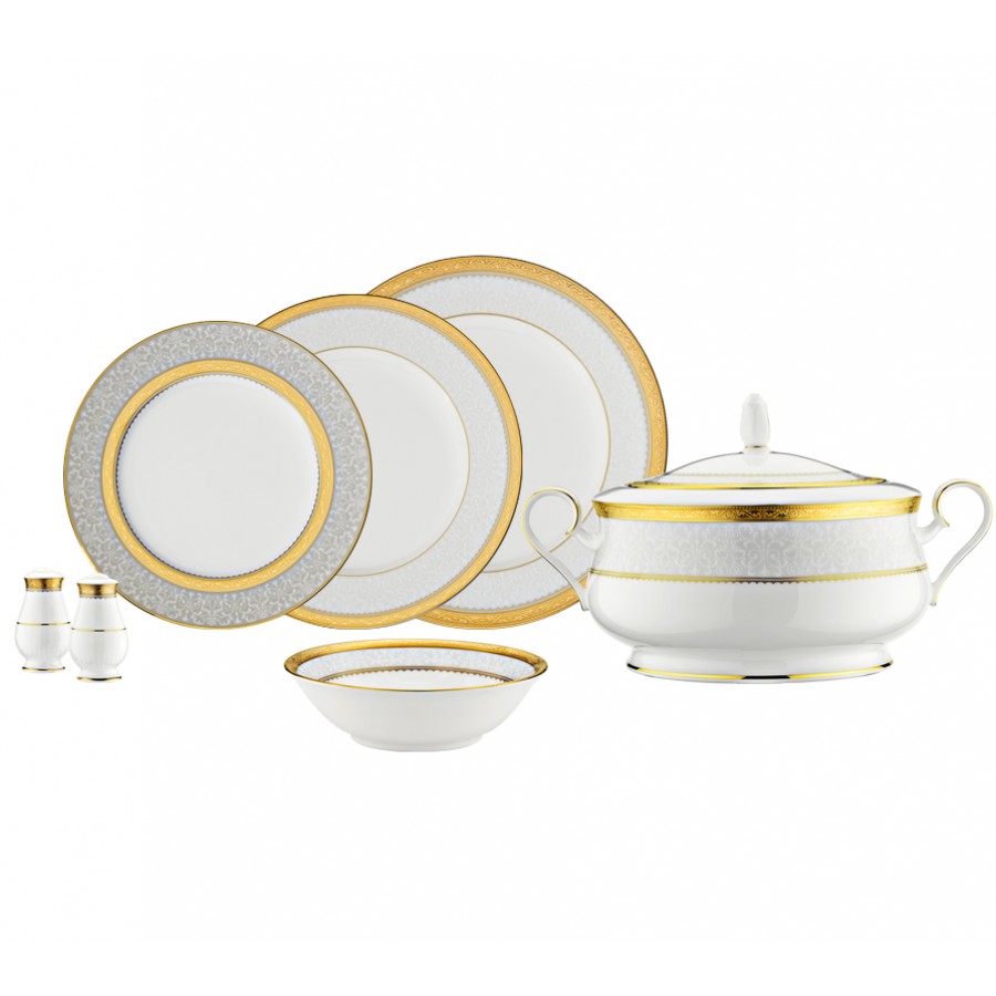 PRN-4874-Y - Noritake ODESA GOLD Ara Servis 85P YTK