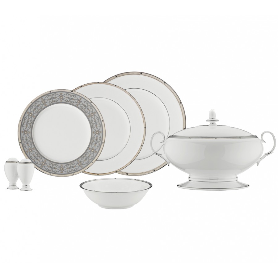 PRN-4795L-Y - Noritake ROCHELLE PLATINUM Ara Servis 85P YTK