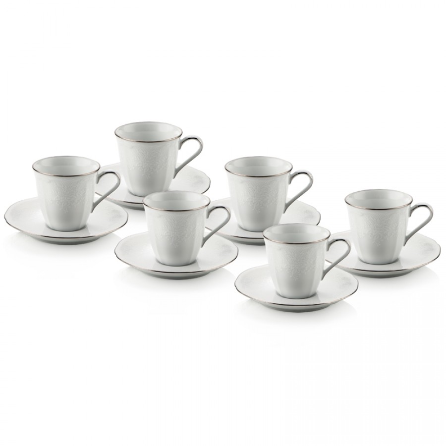 PRN-1661-K - Noritake PRINCESS BOUQUET Kahve Fincan Takımı
