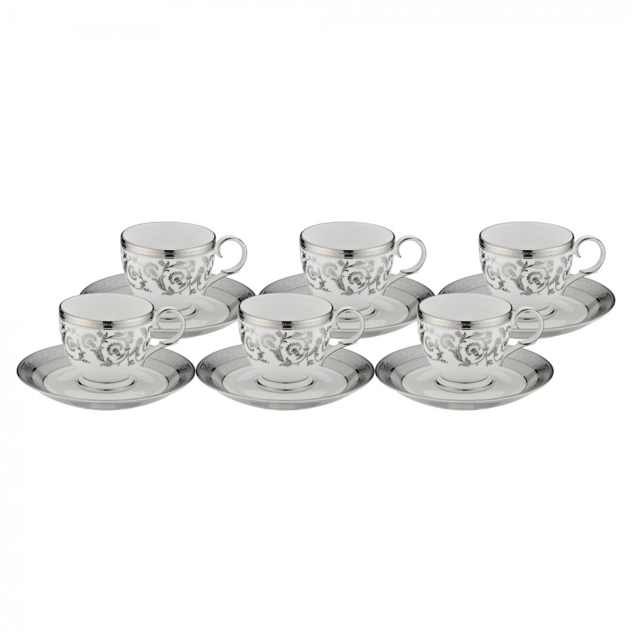 PRN-4919-K - Noritake SUMMIT PLATINUM Kahve Fincan Takımı